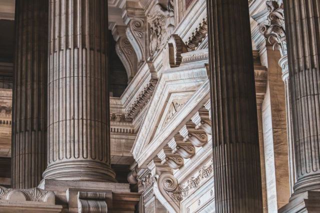 Photo d'illustration : la façade d'un palais de justice